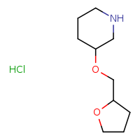 3-(oxolan-2-ylmethoxy)piperidine hydrochloride