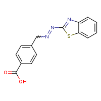 4-{[2-(1,3-benzothiazol-2-yl)diazen-1-yl]methyl}benzoic acid