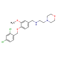 ({4-[(2,4-dichlorophenyl)methoxy]-3-methoxyphenyl}methyl)[2-(morpholin-4-yl)ethyl]amine