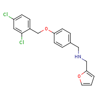 ({4-[(2,4-dichlorophenyl)methoxy]phenyl}methyl)(furan-2-ylmethyl)amine