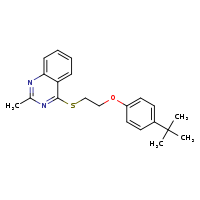 4-{[2-(4-tert-butylphenoxy)ethyl]sulfanyl}-2-methylquinazoline