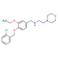 ({4-[(2-chlorophenyl)methoxy]-3-ethoxyphenyl}methyl)[2-(morpholin-4-yl)ethyl]amine