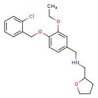 ({4-[(2-chlorophenyl)methoxy]-3-ethoxyphenyl}methyl)(oxolan-2-ylmethyl)amine