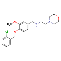 ({4-[(2-chlorophenyl)methoxy]-3-methoxyphenyl}methyl)[2-(morpholin-4-yl)ethyl]amine