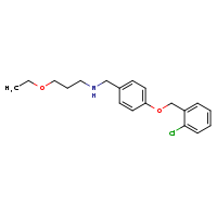 ({4-[(2-chlorophenyl)methoxy]phenyl}methyl)(3-ethoxypropyl)amine