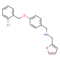 ({4-[(2-chlorophenyl)methoxy]phenyl}methyl)(furan-2-ylmethyl)amine