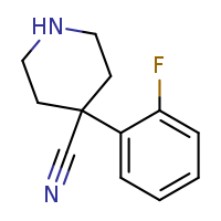 4-(2-fluorophenyl)piperidine-4-carbonitrile