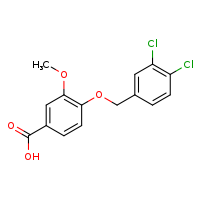 4-[(3,4-dichlorophenyl)methoxy]-3-methoxybenzoic acid