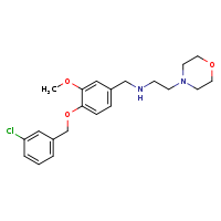 ({4-[(3-chlorophenyl)methoxy]-3-methoxyphenyl}methyl)[2-(morpholin-4-yl)ethyl]amine