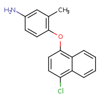 4-[(4-chloronaphthalen-1-yl)oxy]-3-methylaniline