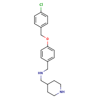({4-[(4-chlorophenyl)methoxy]phenyl}methyl)(piperidin-4-ylmethyl)amine