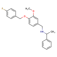 ({4-[(4-fluorophenyl)methoxy]-3-methoxyphenyl}methyl)(1-phenylethyl)amine