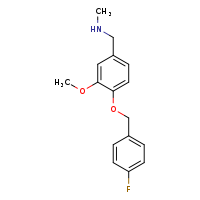({4-[(4-fluorophenyl)methoxy]-3-methoxyphenyl}methyl)(methyl)amine