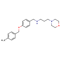 ({4-[(4-methylphenyl)methoxy]phenyl}methyl)[3-(morpholin-4-yl)propyl]amine