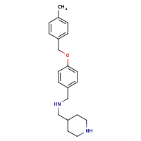 ({4-[(4-methylphenyl)methoxy]phenyl}methyl)(piperidin-4-ylmethyl)amine