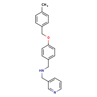 ({4-[(4-methylphenyl)methoxy]phenyl}methyl)(pyridin-3-ylmethyl)amine