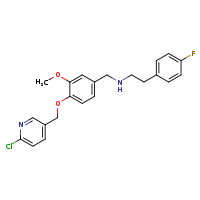 ({4-[(6-chloropyridin-3-yl)methoxy]-3-methoxyphenyl}methyl)[2-(4-fluorophenyl)ethyl]amine