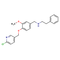 ({4-[(6-chloropyridin-3-yl)methoxy]-3-methoxyphenyl}methyl)(2-phenylethyl)amine