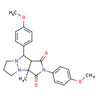 4,7-bis(4-methoxyphenyl)-2-methyl-1,4,8-triazatricyclo[6.3.0.0²,?]undecane-3,5-dione