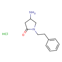 4-amino-1-(2-phenylethyl)pyrrolidin-2-one hydrochloride