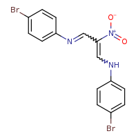 4-bromo-N-[(1E,3E)-3-[(4-bromophenyl)imino]-2-nitroprop-1-en-1-yl]aniline