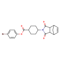 4-bromophenyl 4-{3,5-dioxo-4-azatricyclo[5.2.1.0²,?]dec-8-en-4-yl}cyclohexane-1-carboxylate