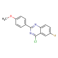 4-chloro-6-fluoro-2-(4-methoxyphenyl)quinazoline