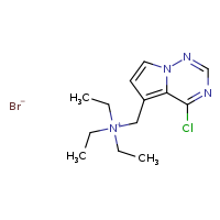 ({4-chloropyrrolo[2,1-f][1,2,4]triazin-5-yl}methyl)triethylazanium bromide
