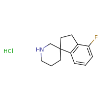 4-fluoro-2,3-dihydrospiro[indene-1,3'-piperidine] hydrochloride