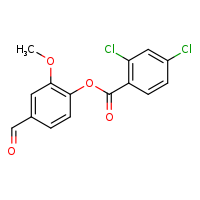 4-formyl-2-methoxyphenyl 2,4-dichlorobenzoate