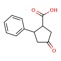 4-oxo-2-phenylcyclopentane-1-carboxylic acid