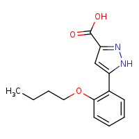 5-(2-butoxyphenyl)-1H-pyrazole-3-carboxylic acid