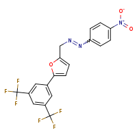 ({5-[3,5-bis(trifluoromethyl)phenyl]furan-2-yl}methyl)(4-nitrophenyl)diazene