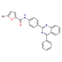 5-bromo-N-[4-(4-phenylquinazolin-2-yl)phenyl]furan-2-carboxamide