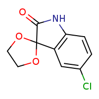 5'-chloro-1'H-spiro[1,3-dioxolane-2,3'-indol]-2'-one