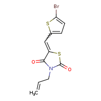(5E)-5-[(5-bromothiophen-2-yl)methylidene]-3-(prop-2-en-1-yl)-1,3-thiazolidine-2,4-dione