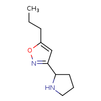 5-propyl-3-(pyrrolidin-2-yl)-1,2-oxazole