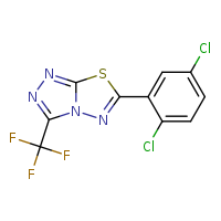 6-(2,5-dichlorophenyl)-3-(trifluoromethyl)-[1,2,4]triazolo[3,4-b][1,3,4]thiadiazole