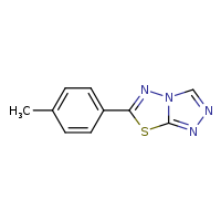 6-(4-methylphenyl)-[1,2,4]triazolo[3,4-b][1,3,4]thiadiazole