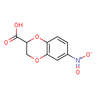 6-nitro-2,3-dihydro-1,4-benzodioxine-2-carboxylic acid