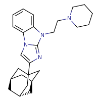 7-[2-(piperidin-1-yl)ethyl]-4-[(3R,5S,7s)-adamantan-1-yl]-2,5,7-triazatricyclo[6.4.0.0²,?]dodeca-1(12),3,5,8,10-pentaene
