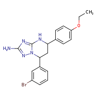 7-(3-bromophenyl)-5-(4-ethoxyphenyl)-4H,5H,6H,7H-[1,2,4]triazolo[1,5-a]pyrimidin-2-amine