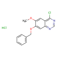 7-(benzyloxy)-4-chloro-6-methoxyquinazoline hydrochloride