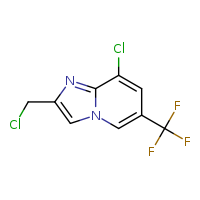 8-chloro-2-(chloromethyl)-6-(trifluoromethyl)imidazo[1,2-a]pyridine