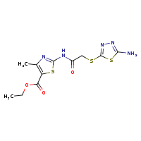 ethyl 2-{2-[(5-amino-1,3,4-thiadiazol-2-yl)sulfanyl]acetamido}-4-methyl-1,3-thiazole-5-carboxylate