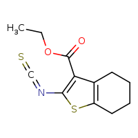 ethyl 2-isothiocyanato-4,5,6,7-tetrahydro-1-benzothiophene-3-carboxylate