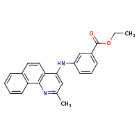 ethyl 3-({2-methylbenzo[h]quinolin-4-yl}amino)benzoate