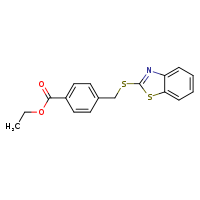 ethyl 4-[(1,3-benzothiazol-2-ylsulfanyl)methyl]benzoate