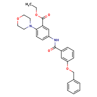 ethyl 5-[3-(benzyloxy)benzamido]-2-(morpholin-4-yl)benzoate