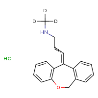 (²H?)methyl({3-[(2E)-9-oxatricyclo[9.4.0.0³,?]pentadeca-1(11),3(8),4,6,12,14-hexaen-2-ylidene]propyl})amine hydrochloride